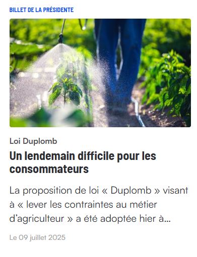 QCE - UFC - Un lendemain difficile pour les consommateurs