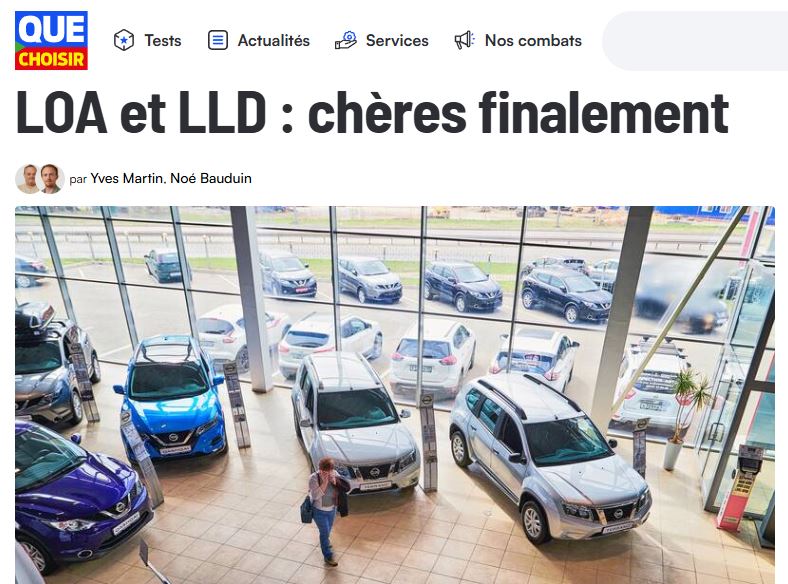 Que Choisir LOA chère finalement